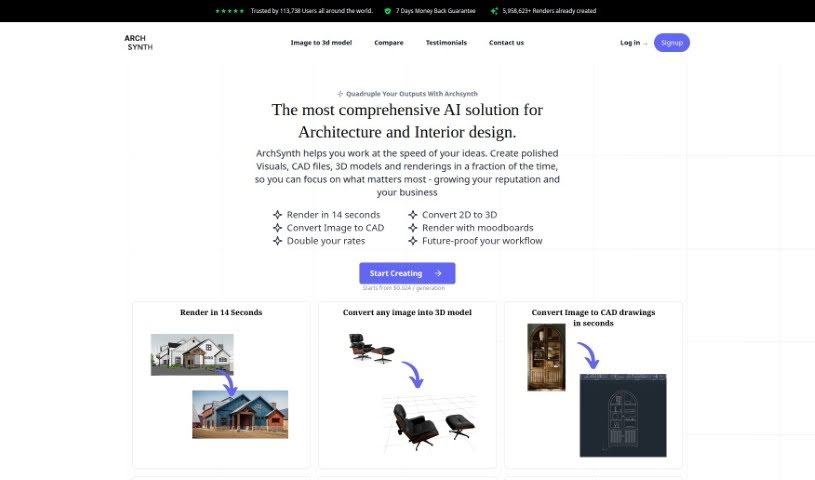 Screenshot of Archsynth