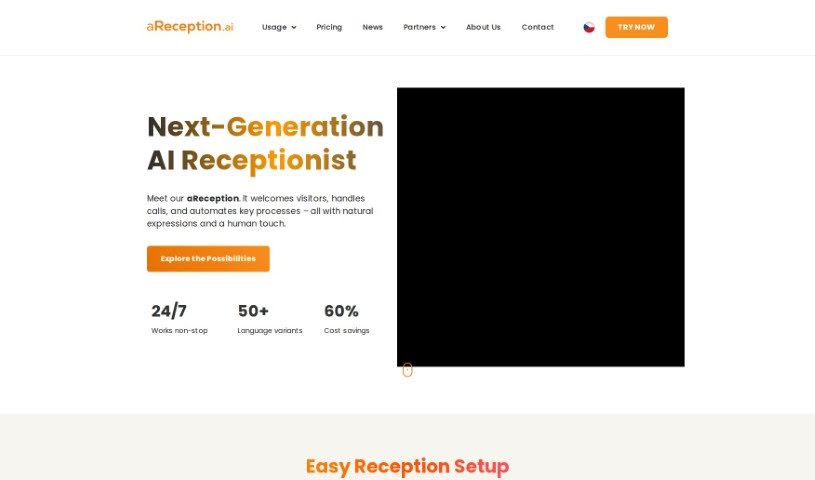 Screenshot of aReception
