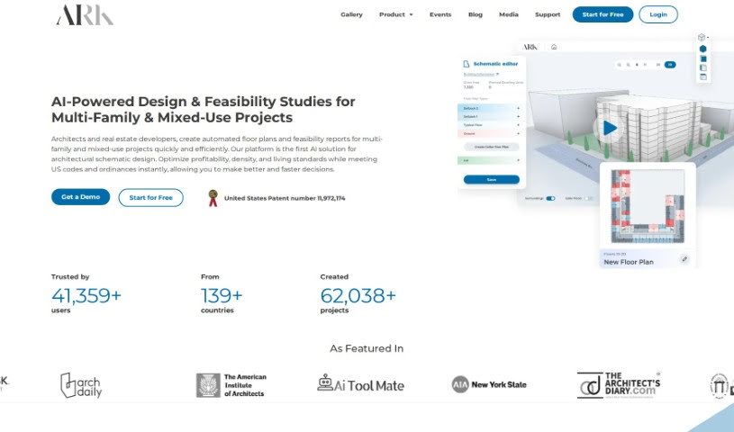 Screenshot of Arkdesign