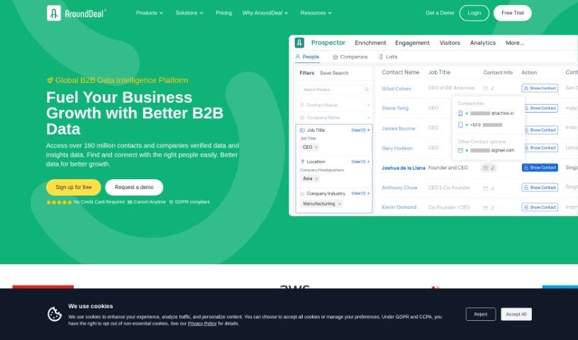 Screenshot of AroundDeal