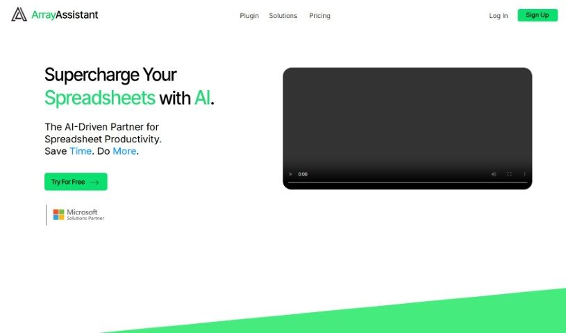 Screenshot of Array Assistant