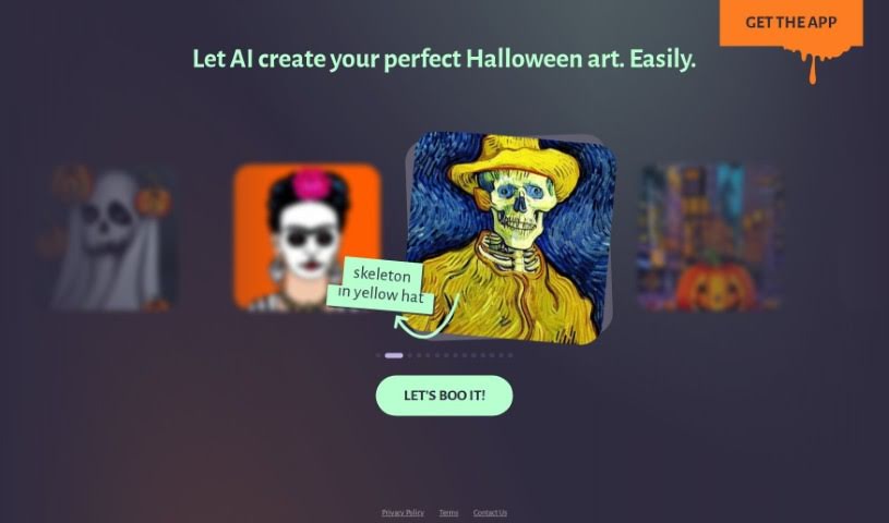 Screenshot of Artbot.ai