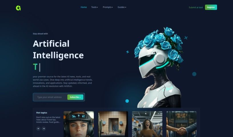 Screenshot of Artificin