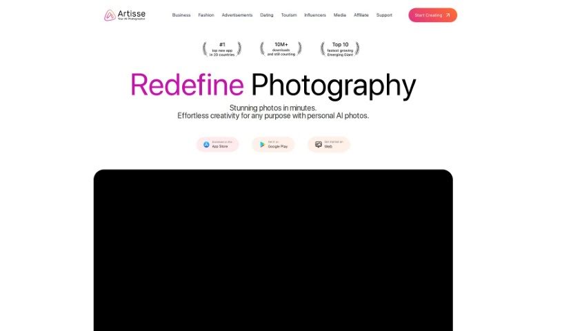 Screenshot of Artisse