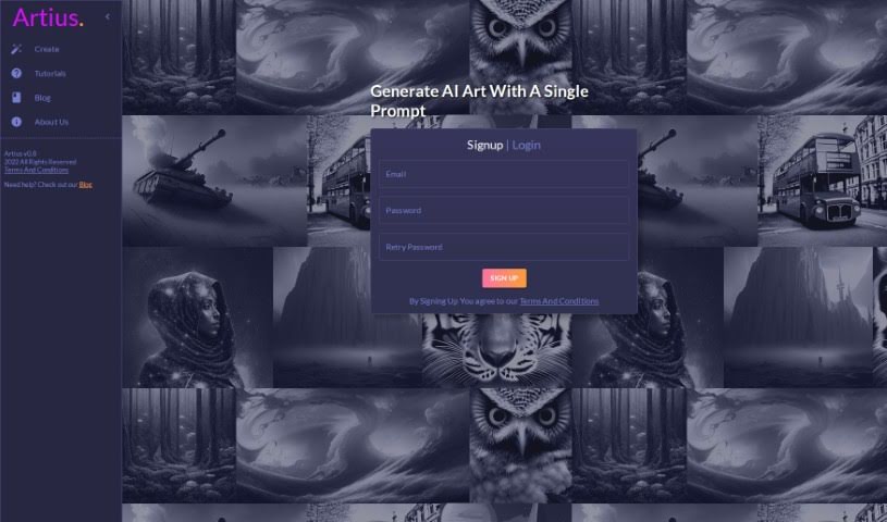 Screenshot of Artius Studio