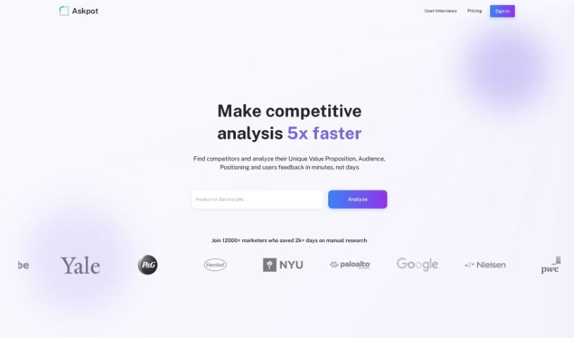 Screenshot of Askpot