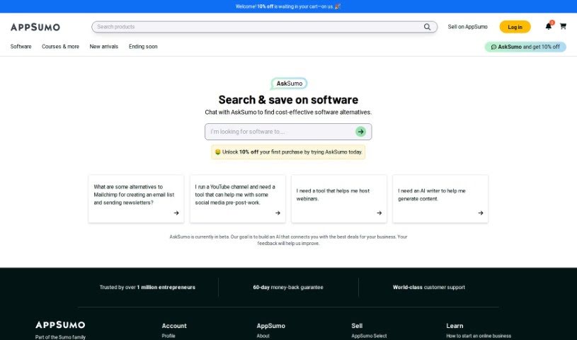 Screenshot of Asksumo