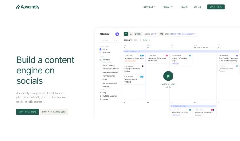 Screenshot of Assembly.marketing