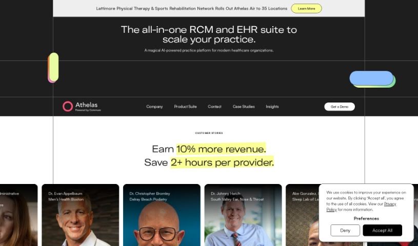 Screenshot of Athelas