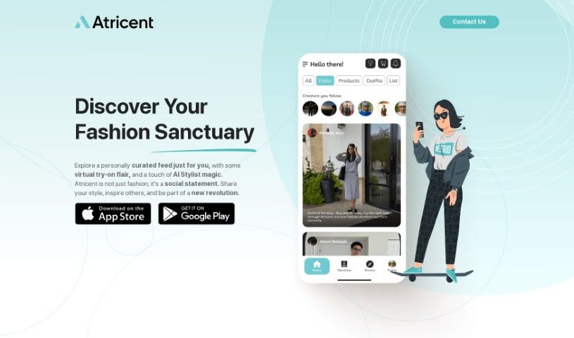 Screenshot of Atricent