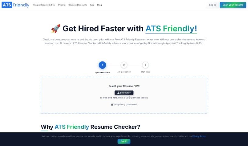 Screenshot of Atsfriendly