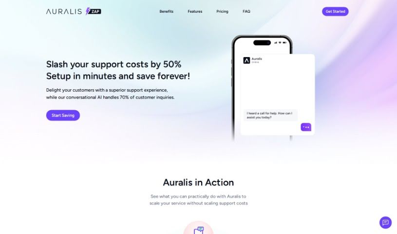 Screenshot of Auralis Zap