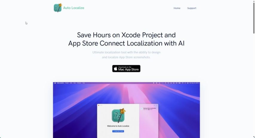 Screenshot of Auto Localize