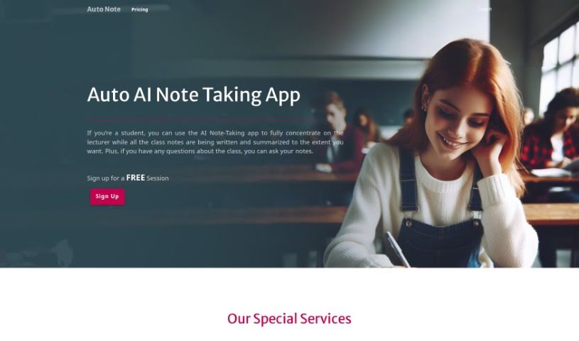 Screenshot of Auto Note