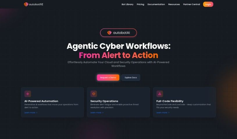 Screenshot of autobotAI