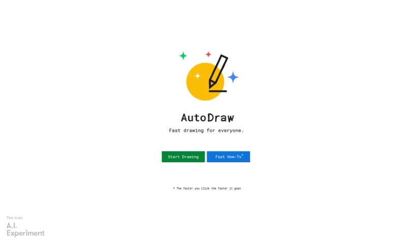 Screenshot of AutoDraw