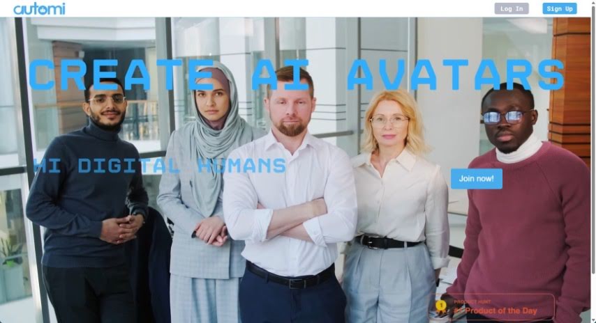 Screenshot of Automi AI