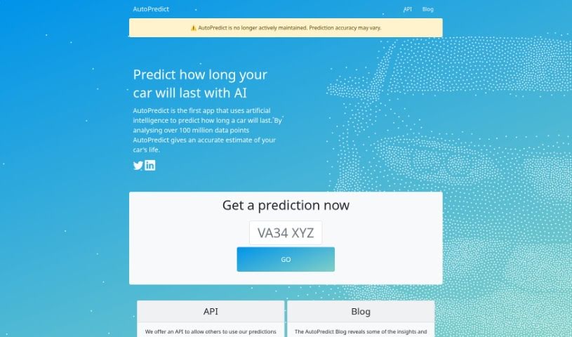 Screenshot of AutoPredict