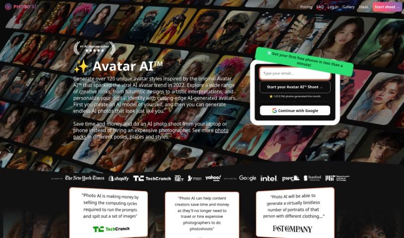 Screenshot of Avatar AI
