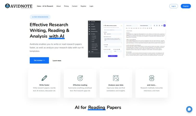 Screenshot of Avidnote