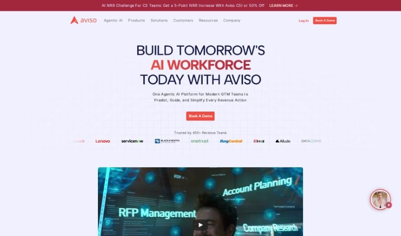 Screenshot of Aviso AI