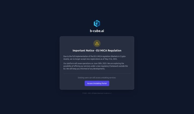 Screenshot of B-Cube