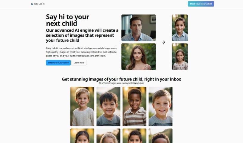 Screenshot of Baby Lab AI
