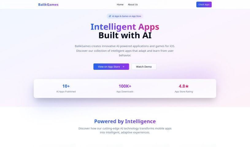 Screenshot of Balik Games