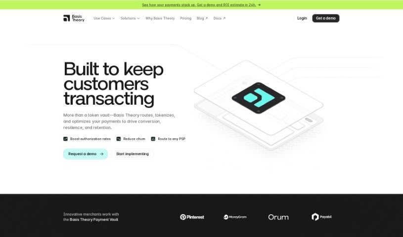 Screenshot of Basis Theory