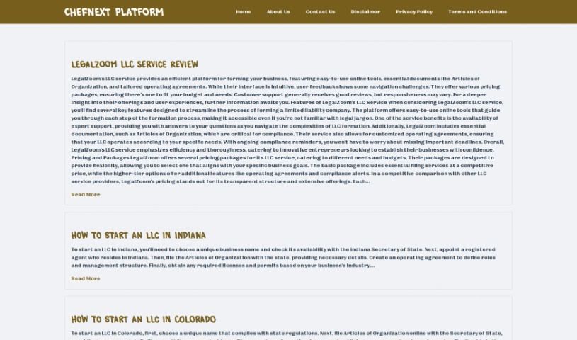 Screenshot of Be My Chef