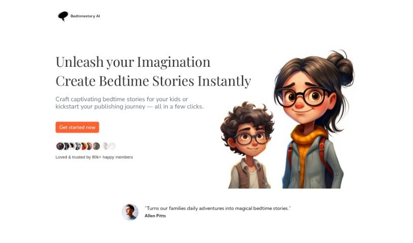 Screenshot of Bed Time Story