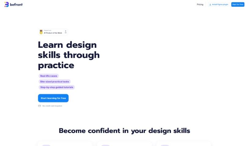 Screenshot of Befront