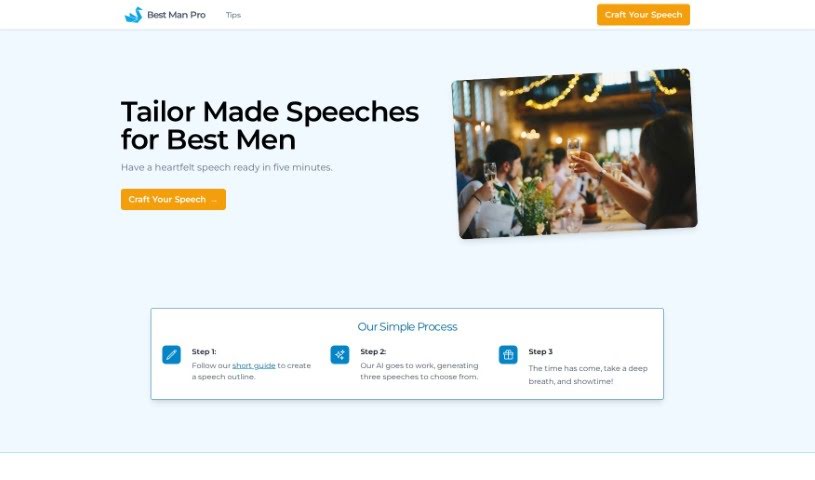 Screenshot of Best Man Pro