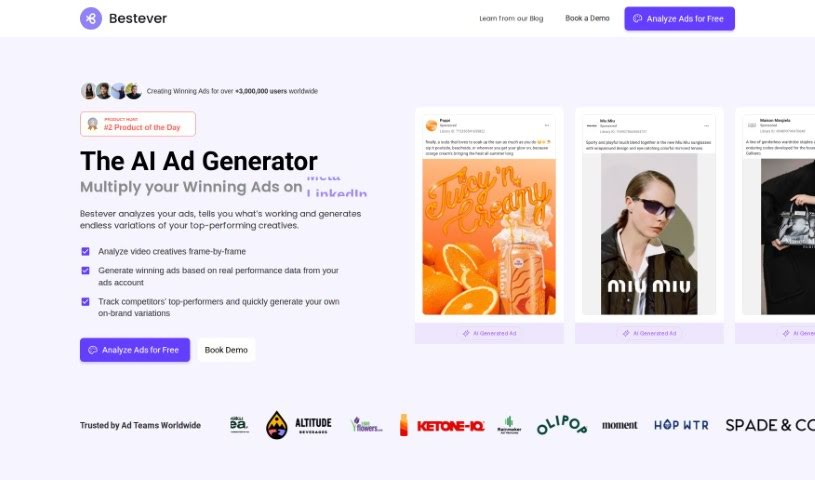 Screenshot of Bestever AI