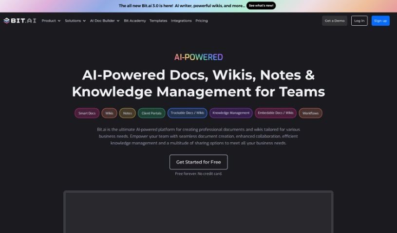 Screenshot of Bit.ai