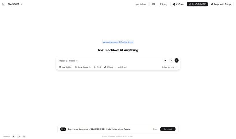 Screenshot of Chat Blackbox