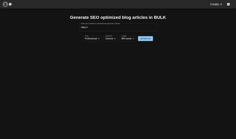 Screenshot of Blogmuse