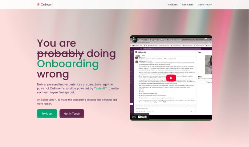 Screenshot of Bloom AI