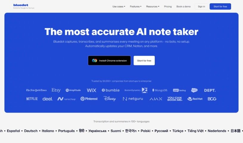 Screenshot of Blu Dot