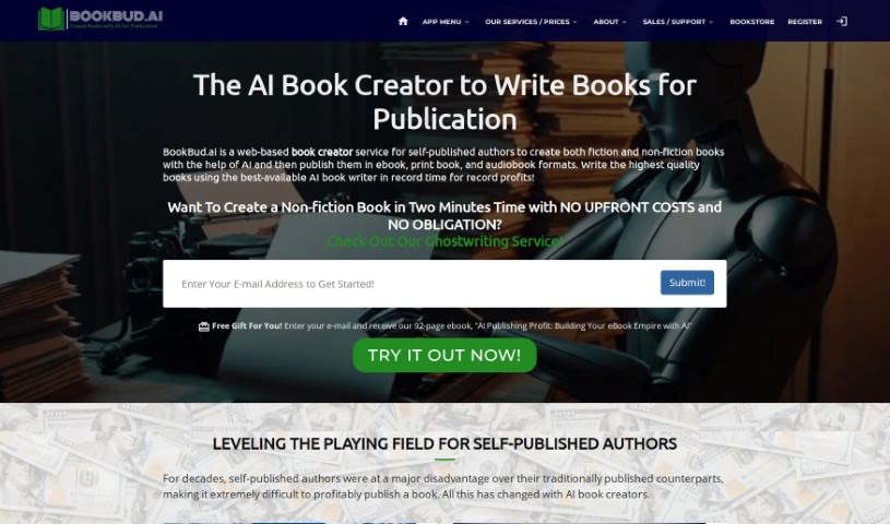 Screenshot of Bookbud