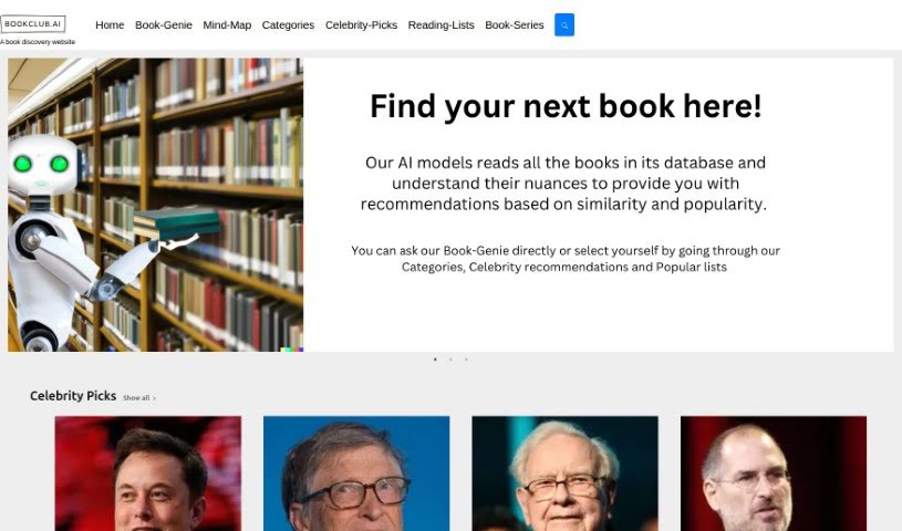 Screenshot of Bookclub