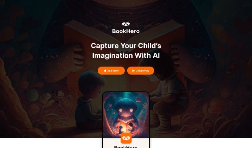 Screenshot of Bookhero