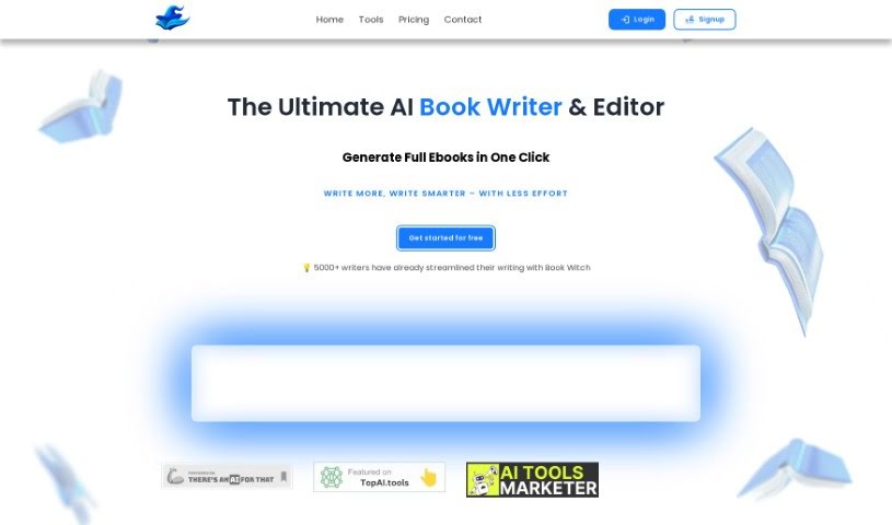 Screenshot of Bookwitch