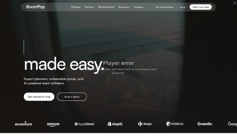 Screenshot of BoomPop