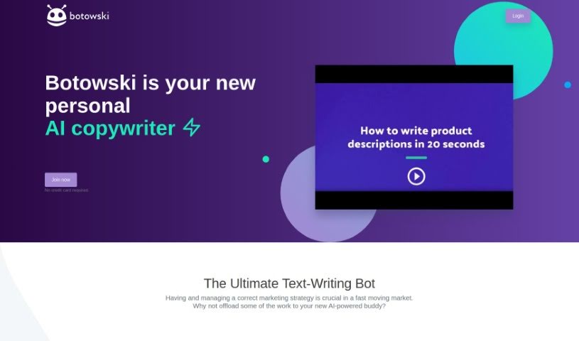 Screenshot of Botowski