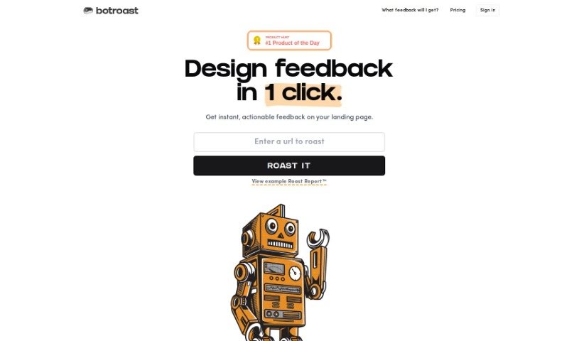 Screenshot of Botroast