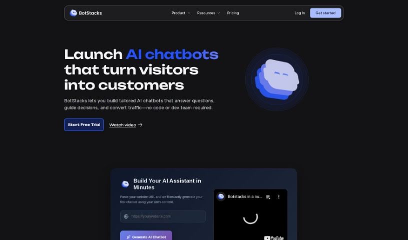 Screenshot of BotStacks