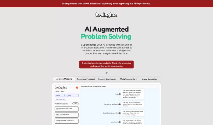 Screenshot of Brainglue