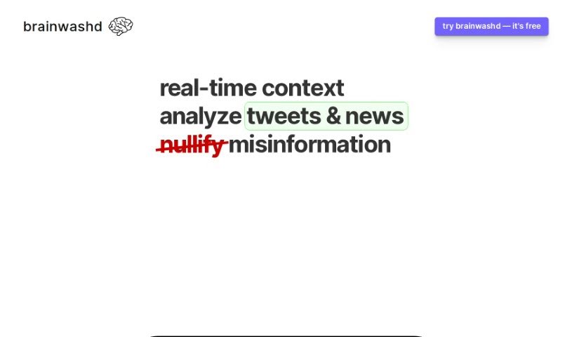 Screenshot of Brainwashd