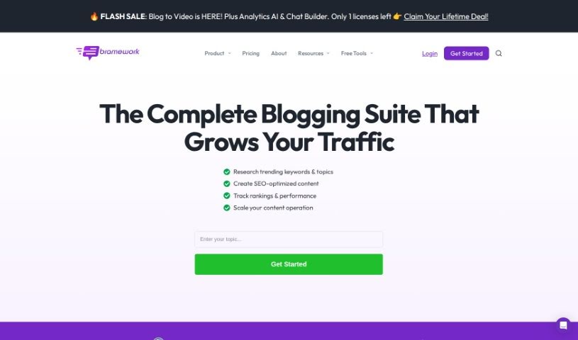 Screenshot of Bramework